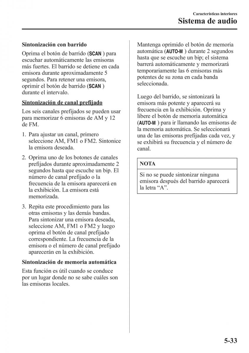 Mazda CX 5 manual del propietario / page 368