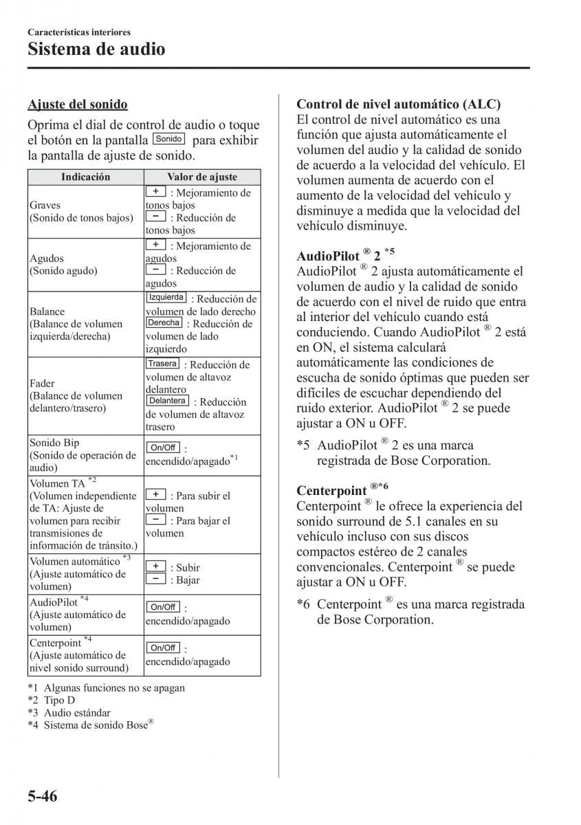 Mazda CX 5 manual del propietario / page 381