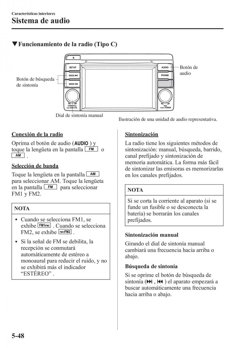 Mazda CX 5 manual del propietario / page 383