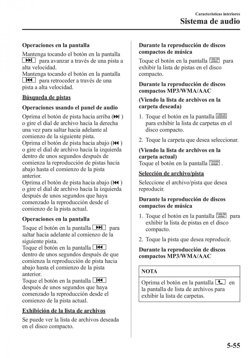 Mazda CX 5 manual del propietario / page 390