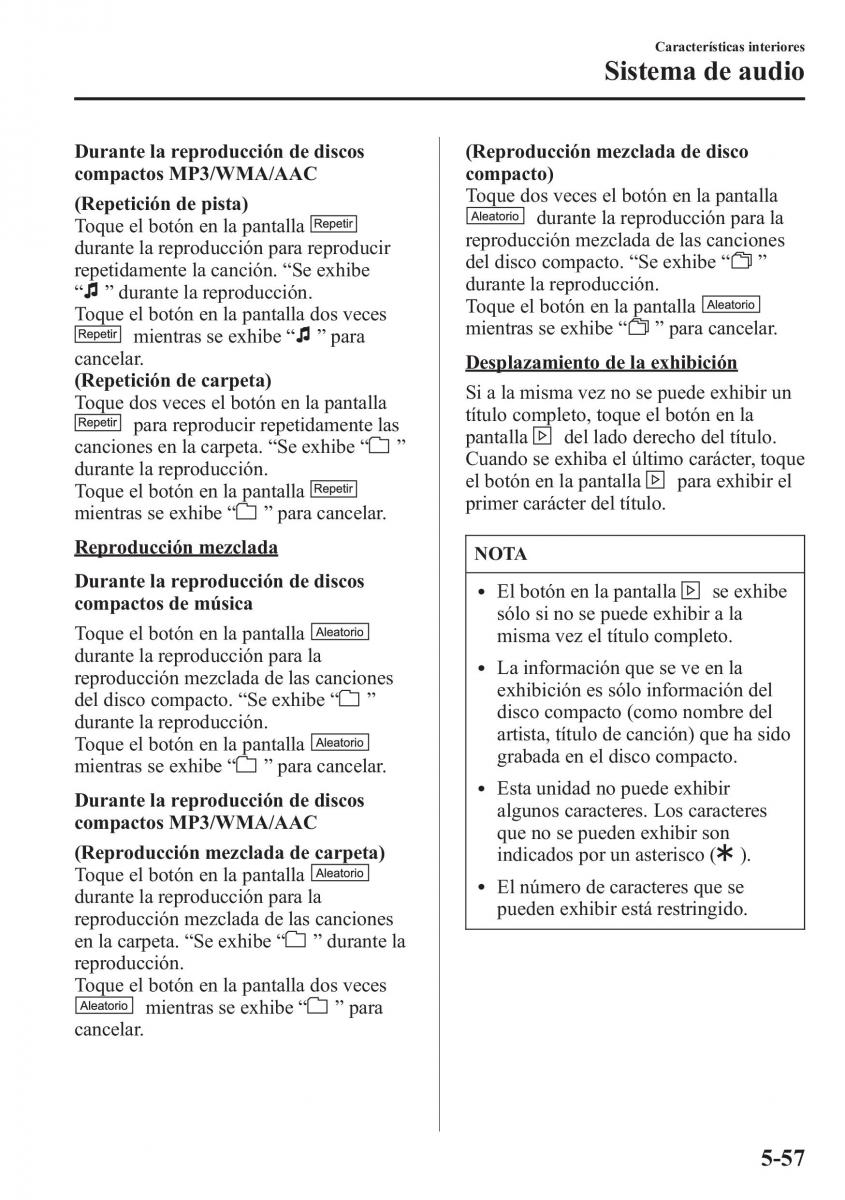 Mazda CX 5 manual del propietario / page 392