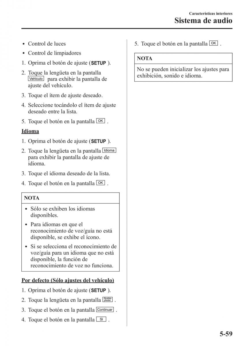 Mazda CX 5 manual del propietario / page 394