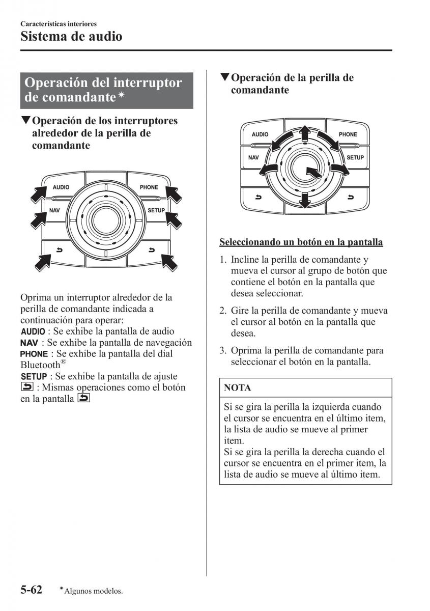 Mazda CX 5 manual del propietario / page 397