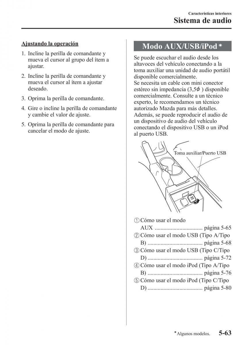 Mazda CX 5 manual del propietario / page 398