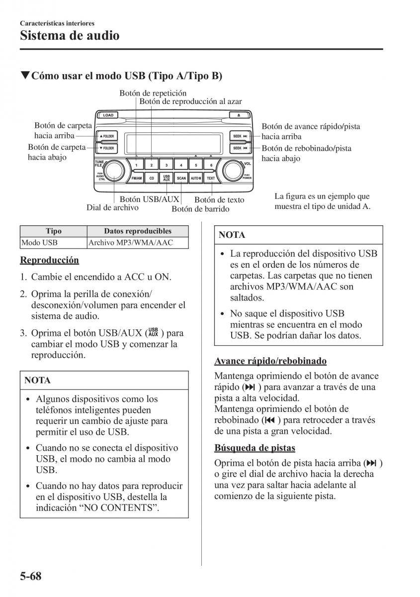 Mazda CX 5 manual del propietario / page 403