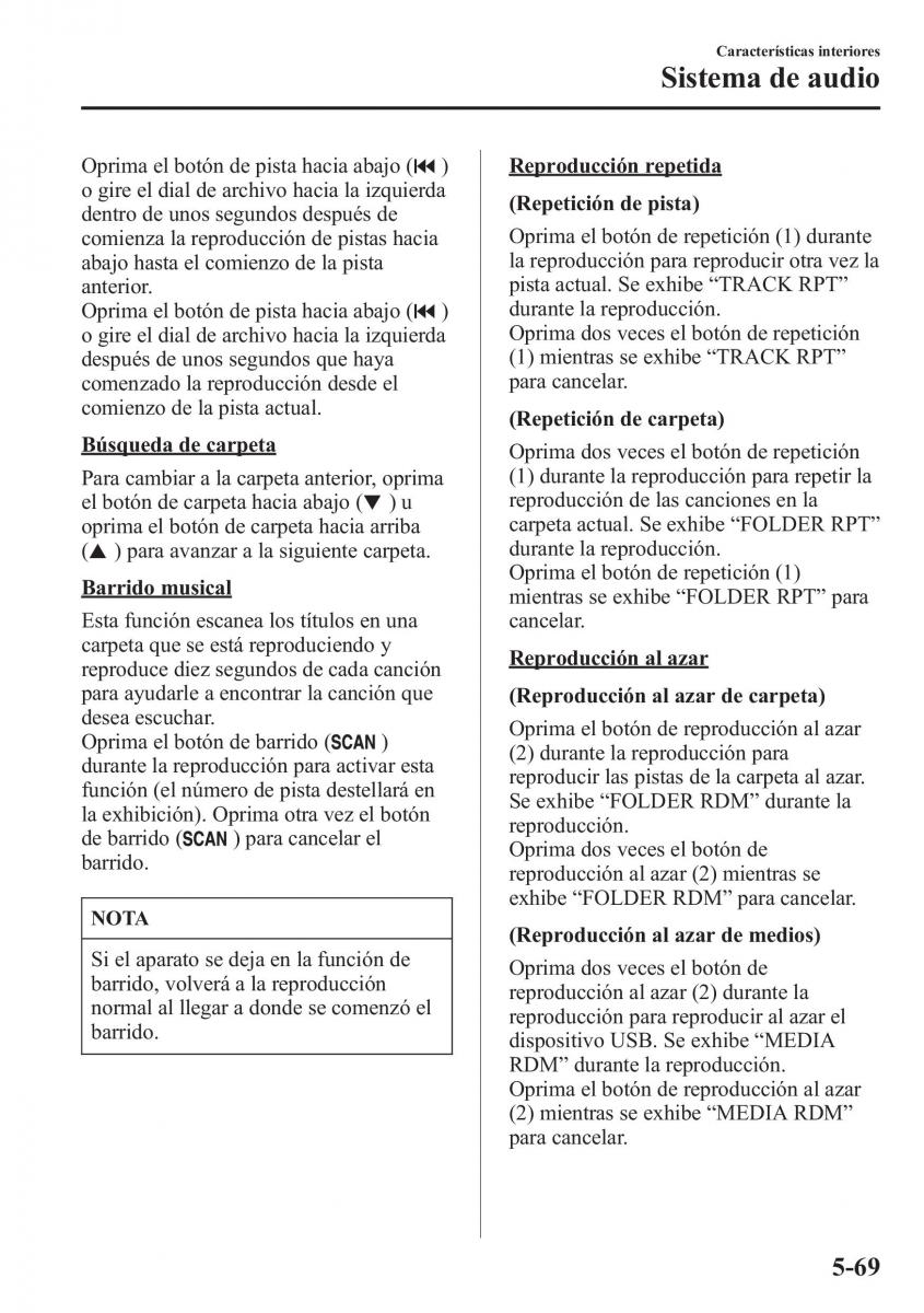 Mazda CX 5 manual del propietario / page 404