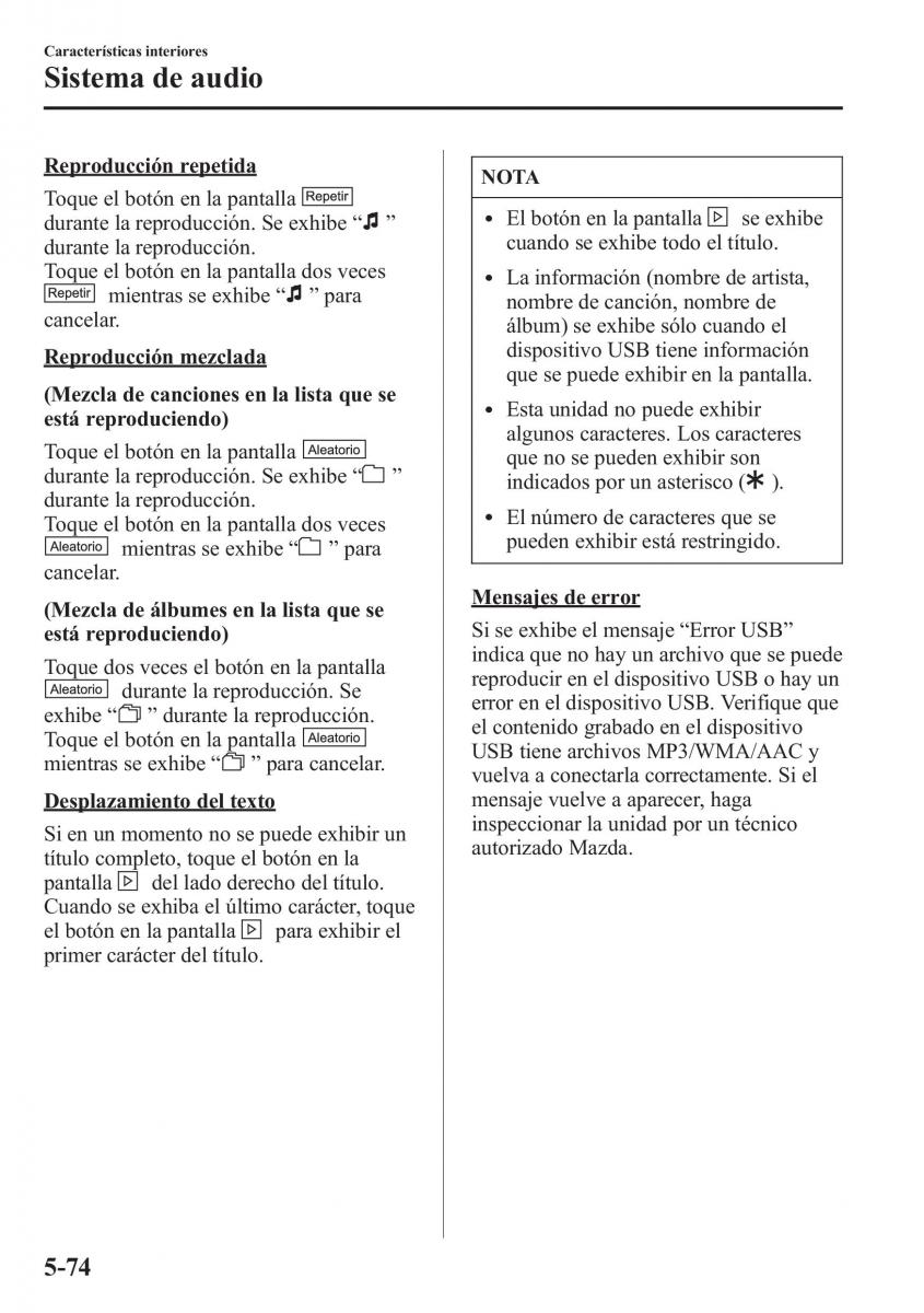 Mazda CX 5 manual del propietario / page 409