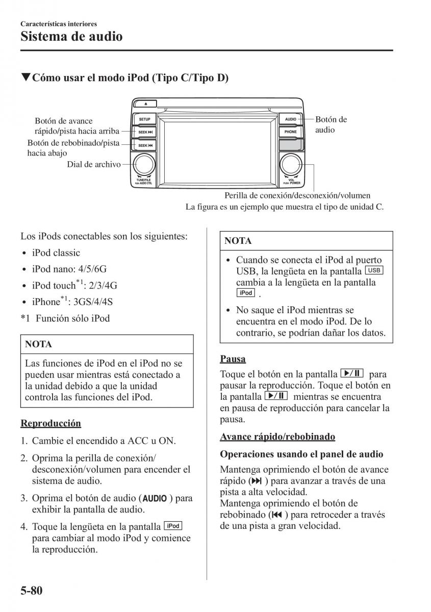 Mazda CX 5 manual del propietario / page 415