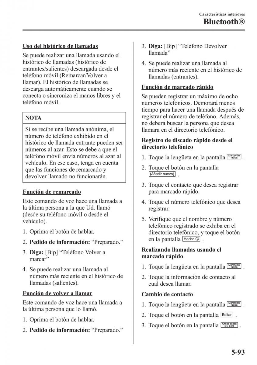 Mazda CX 5 manual del propietario / page 428