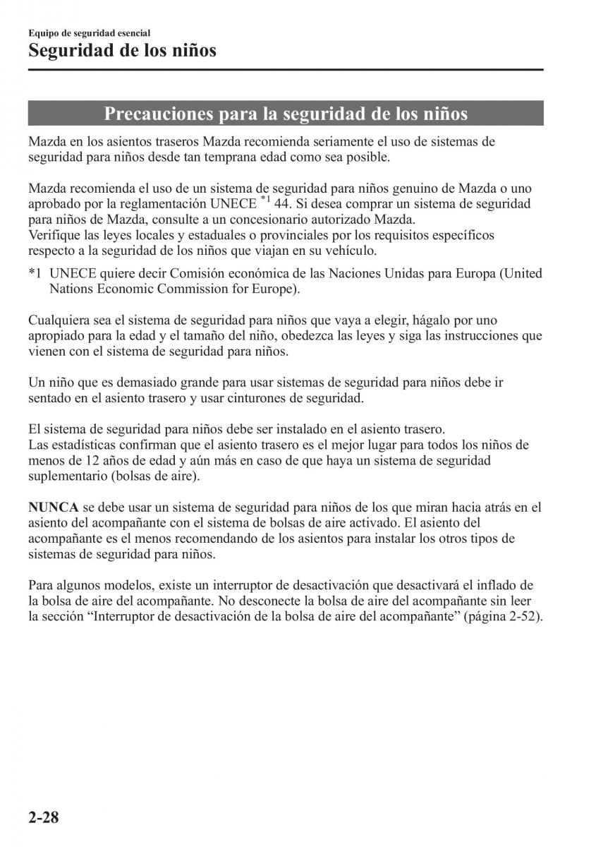 Mazda CX 5 manual del propietario / page 43