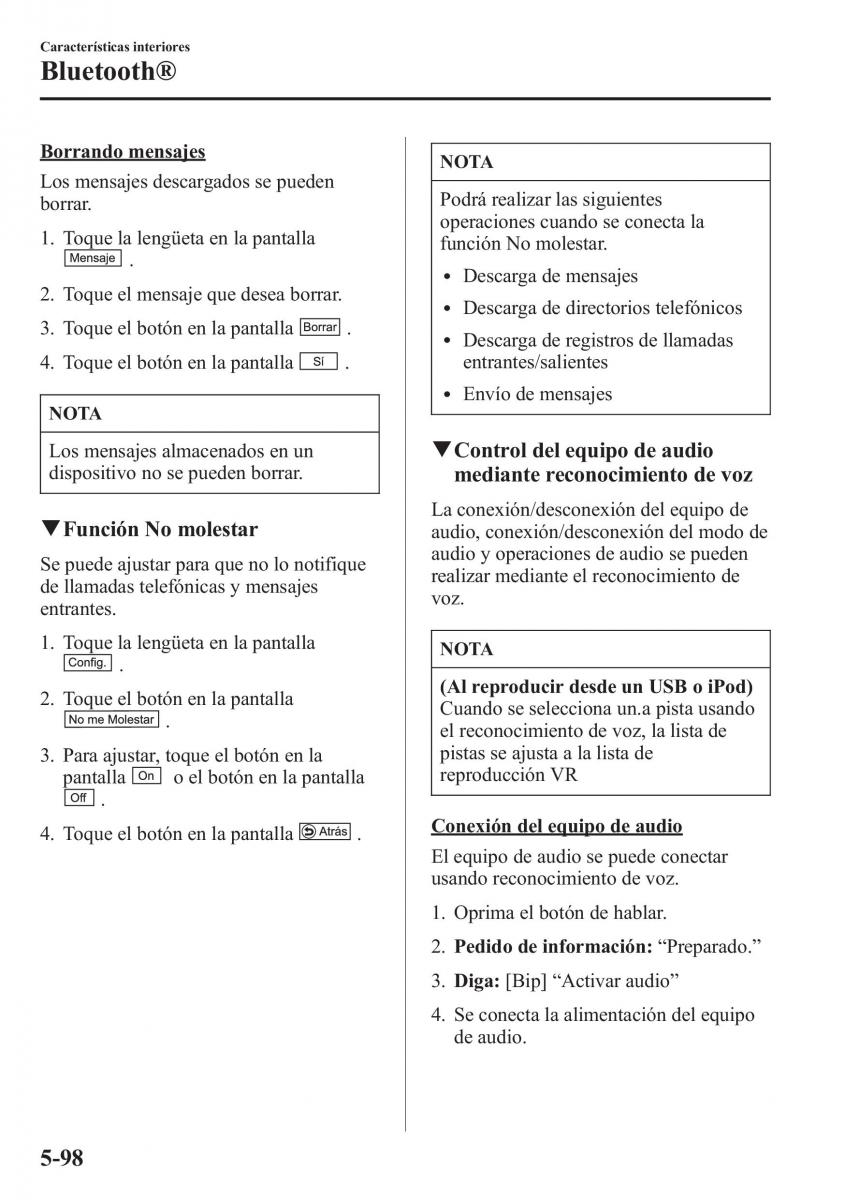 Mazda CX 5 manual del propietario / page 433