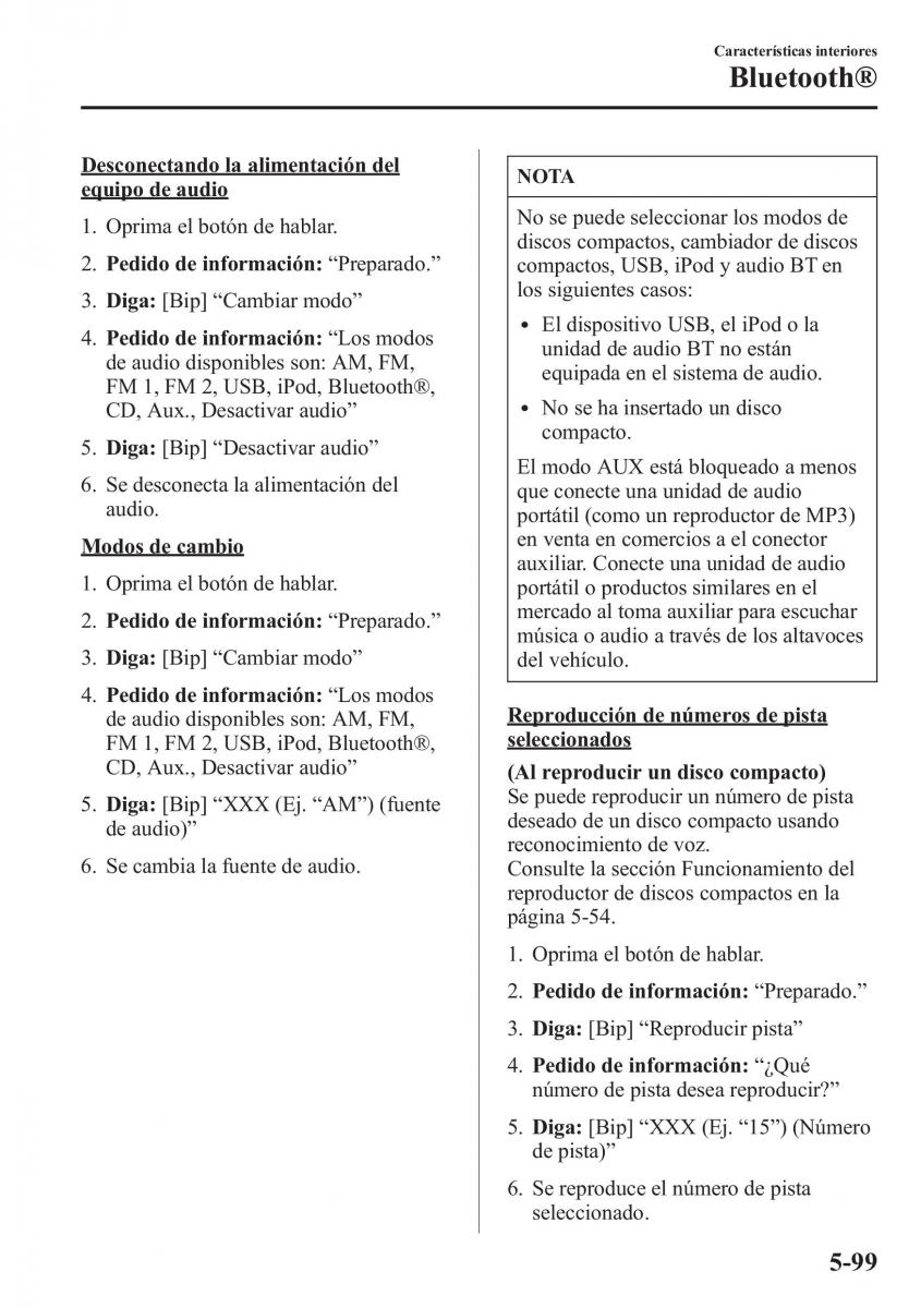 Mazda CX 5 manual del propietario / page 434