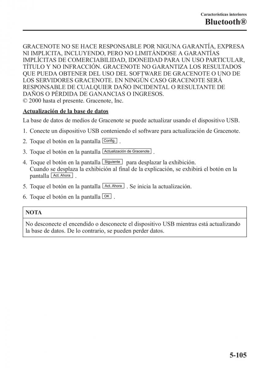 Mazda CX 5 manual del propietario / page 440