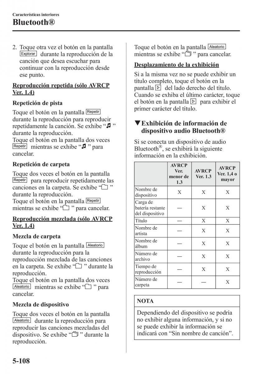 Mazda CX 5 manual del propietario / page 443