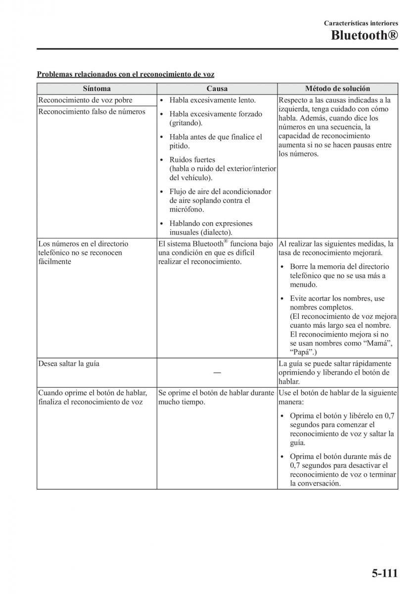 Mazda CX 5 manual del propietario / page 446