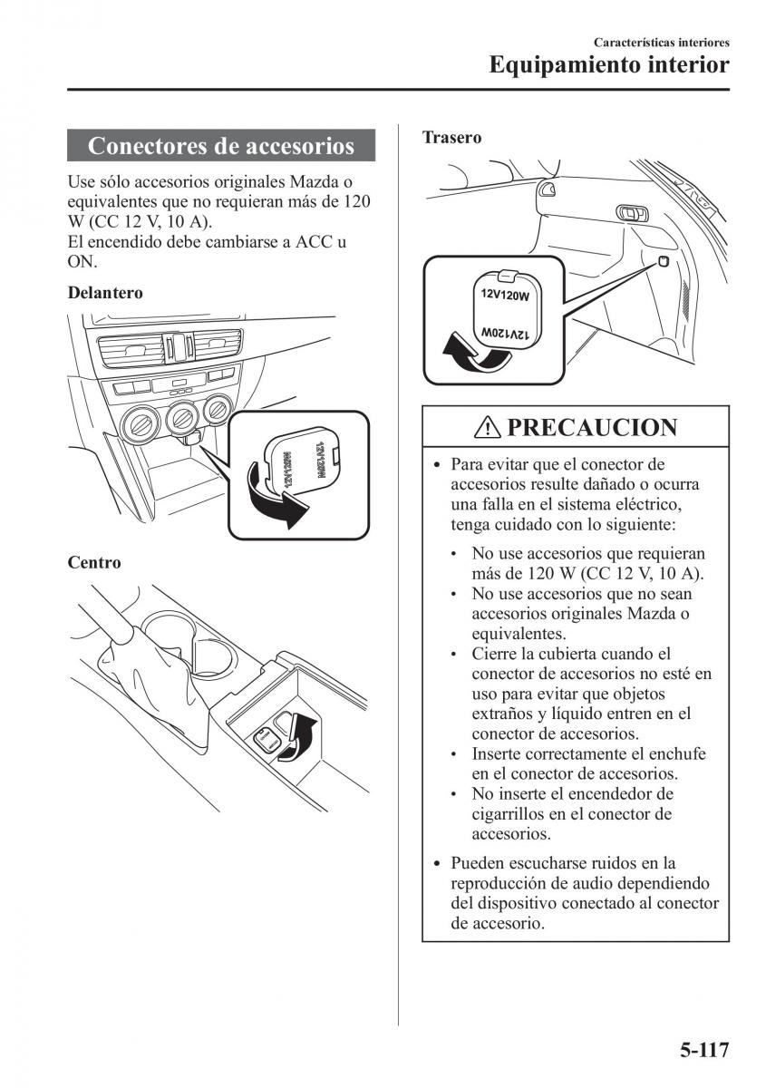 Mazda CX 5 manual del propietario / page 452