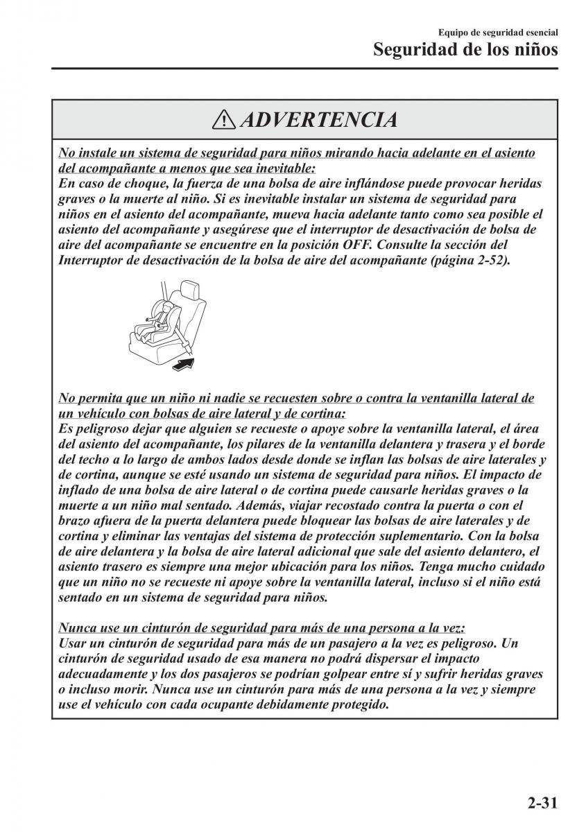 Mazda CX 5 manual del propietario / page 46