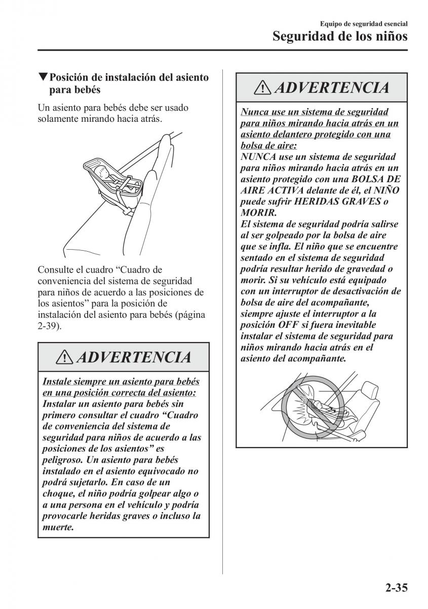 Mazda CX 5 manual del propietario / page 50