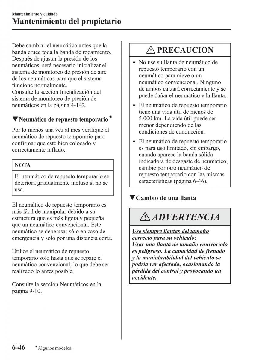 Mazda CX 5 manual del propietario / page 505