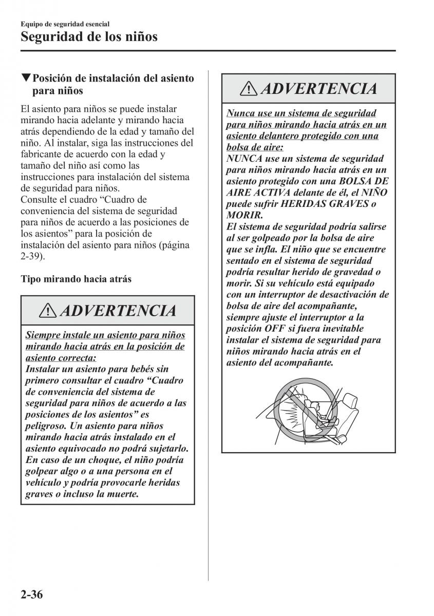 Mazda CX 5 manual del propietario / page 51