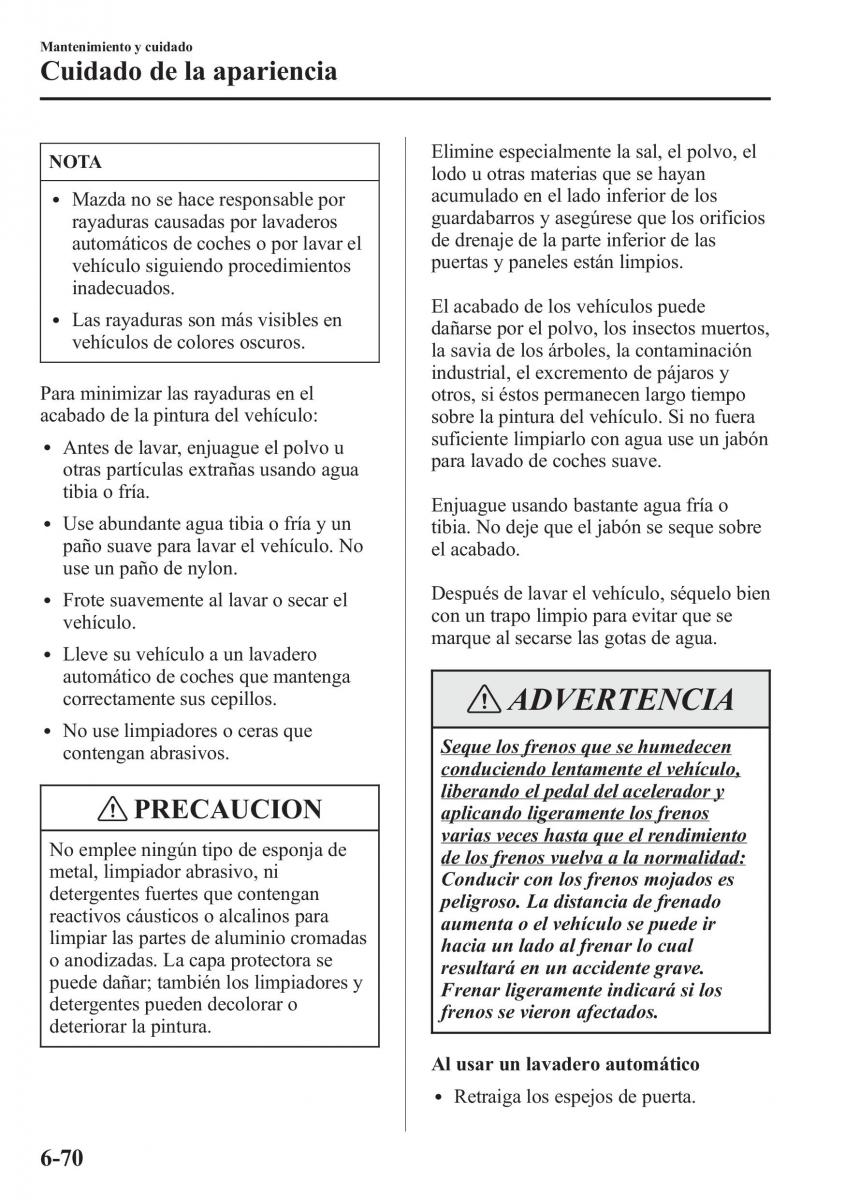 Mazda CX 5 manual del propietario / page 529