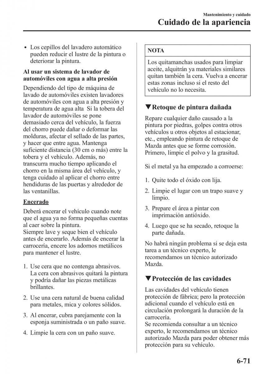 Mazda CX 5 manual del propietario / page 530