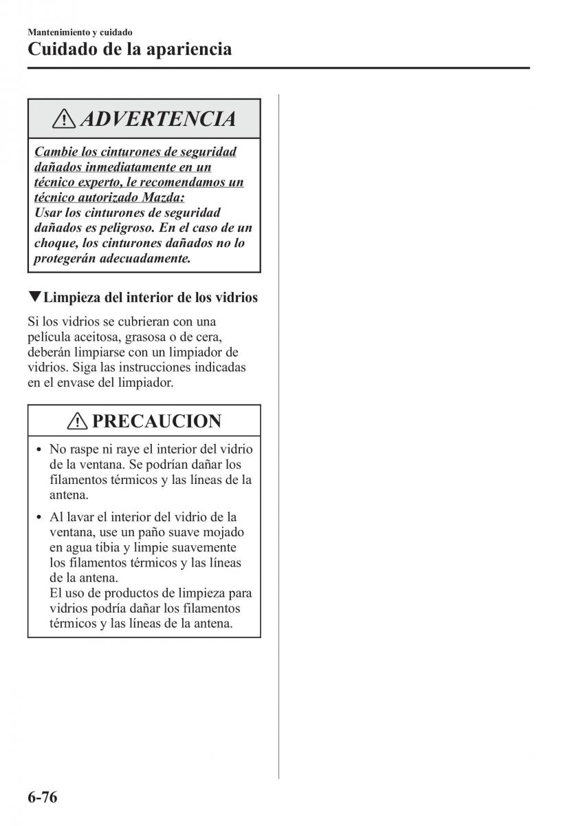 Mazda CX 5 manual del propietario / page 535