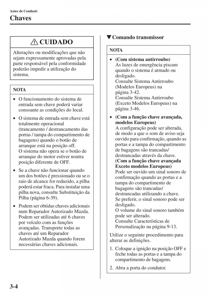 Mazda CX 5 manual del propietario / page 77