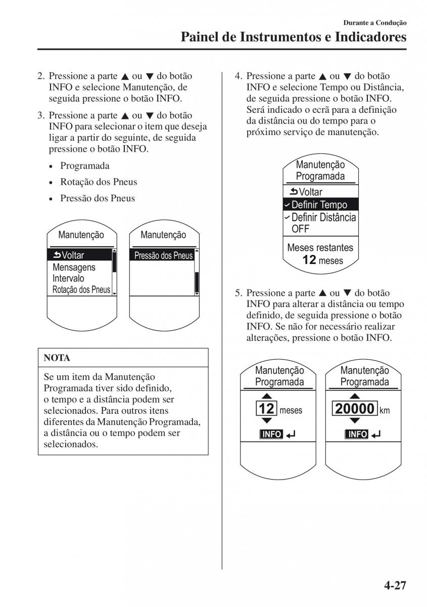 Mazda CX 5 manual del propietario / page 164