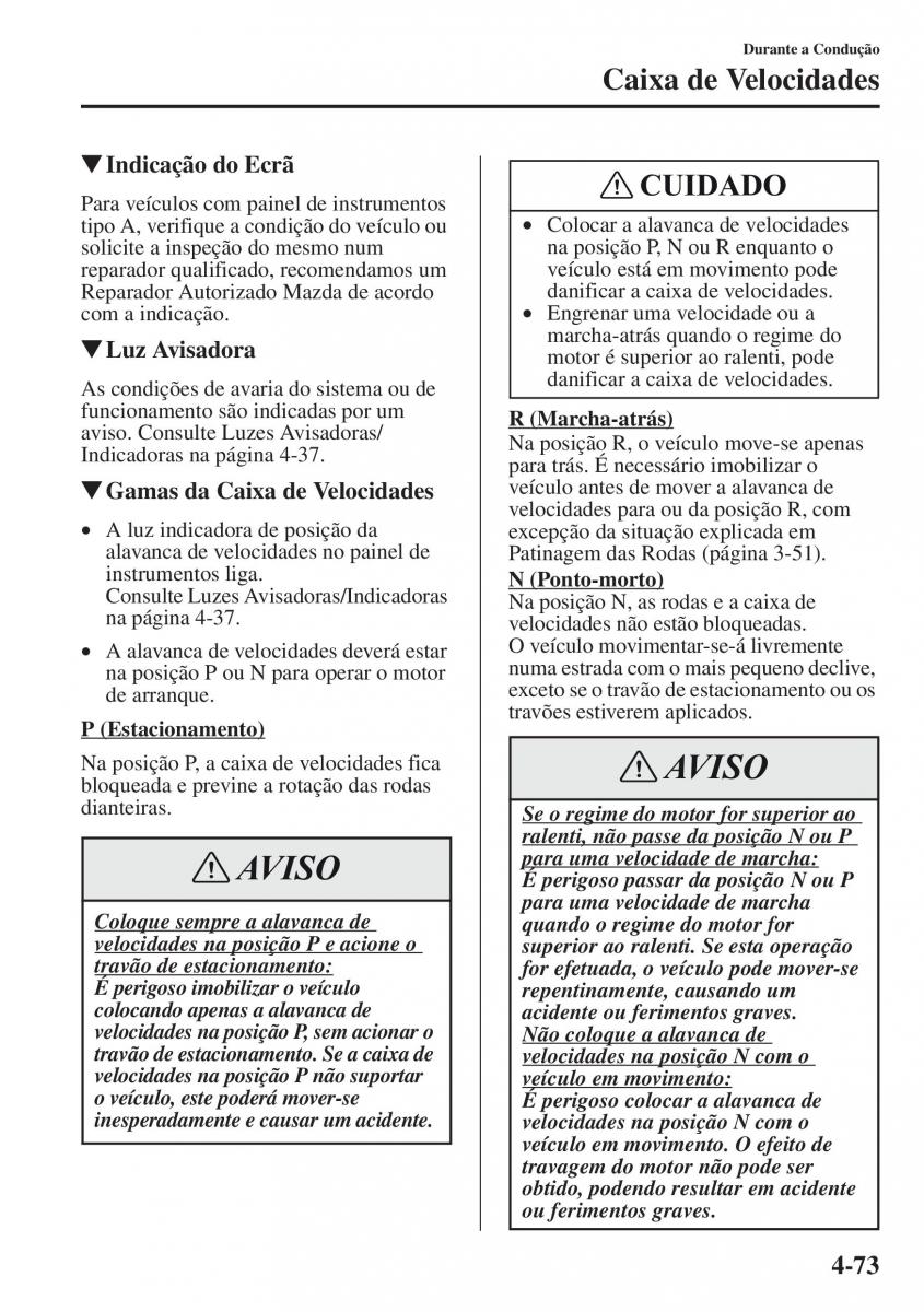 Mazda CX 5 manual del propietario / page 210