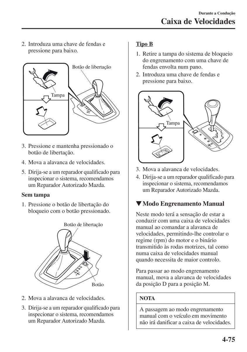 Mazda CX 5 manual del propietario / page 212