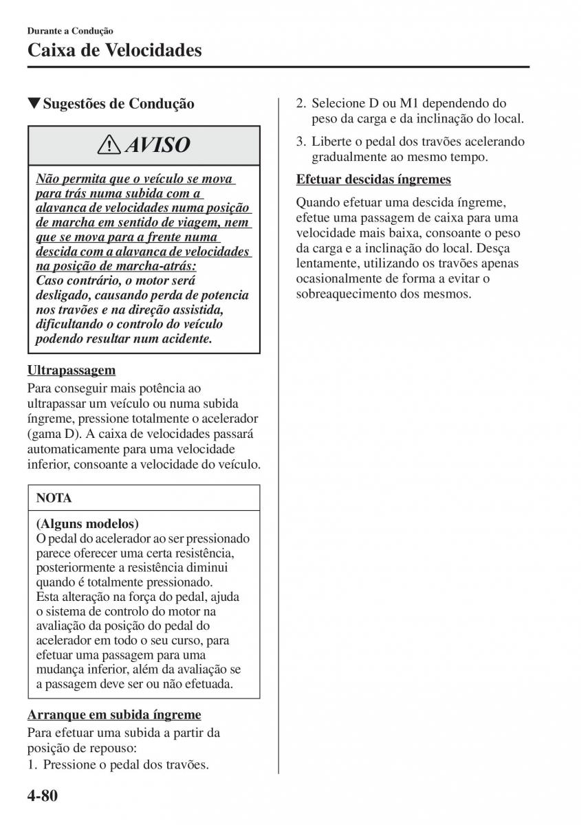 Mazda CX 5 manual del propietario / page 217