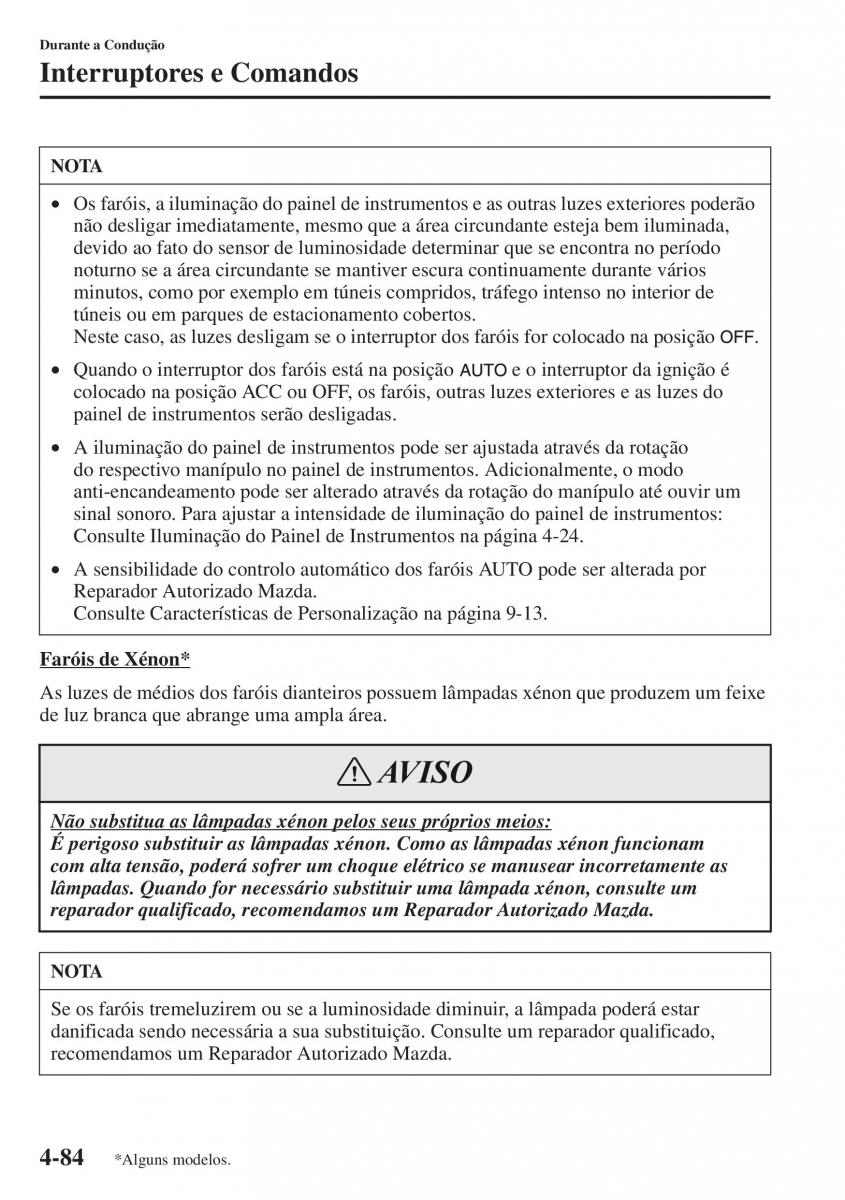 Mazda CX 5 manual del propietario / page 221