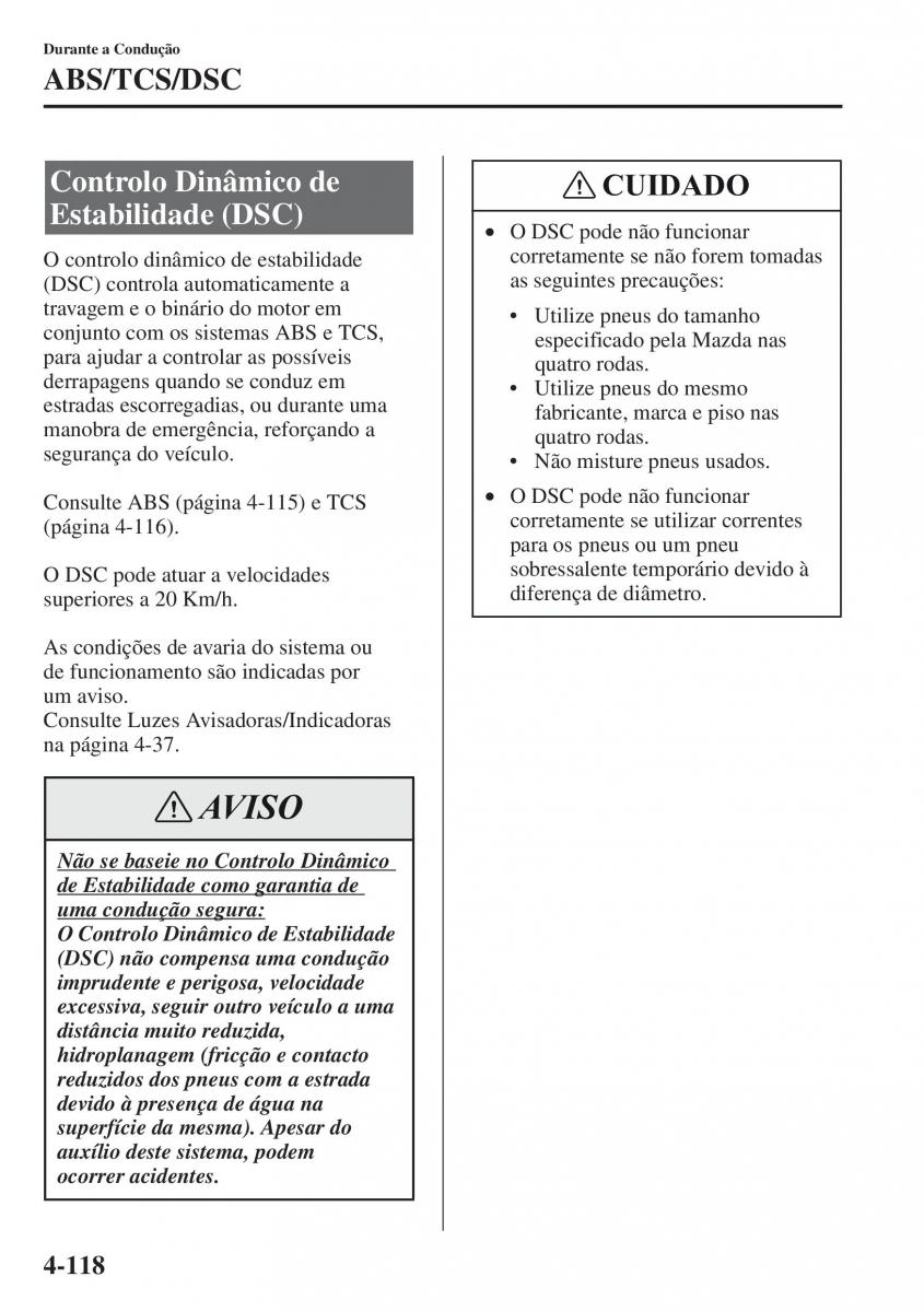 Mazda CX 5 manual del propietario / page 255