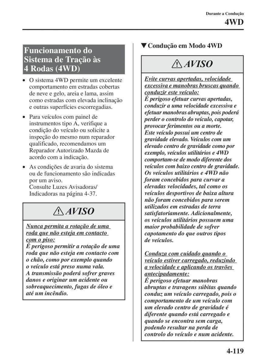 Mazda CX 5 manual del propietario / page 256