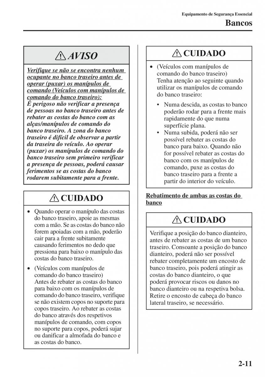 Mazda CX 5 manual del propietario / page 26