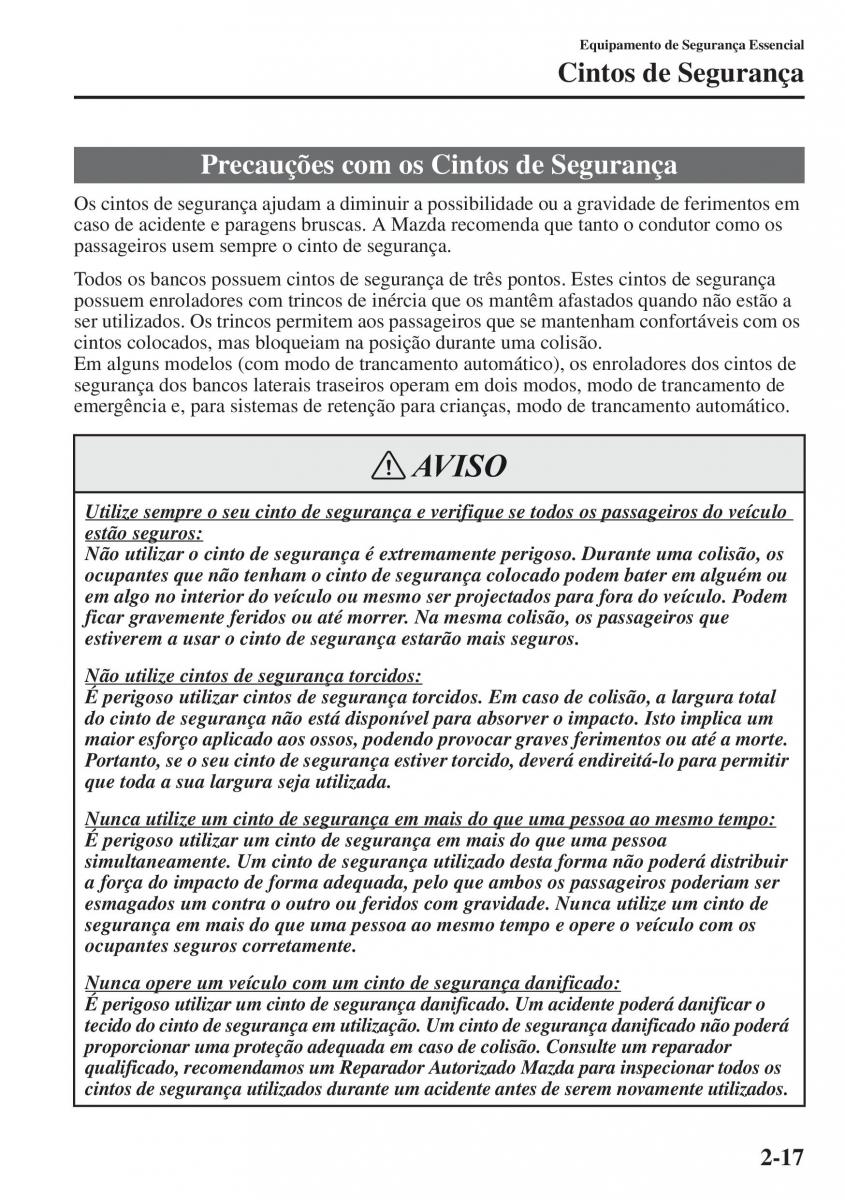 Mazda CX 5 manual del propietario / page 32