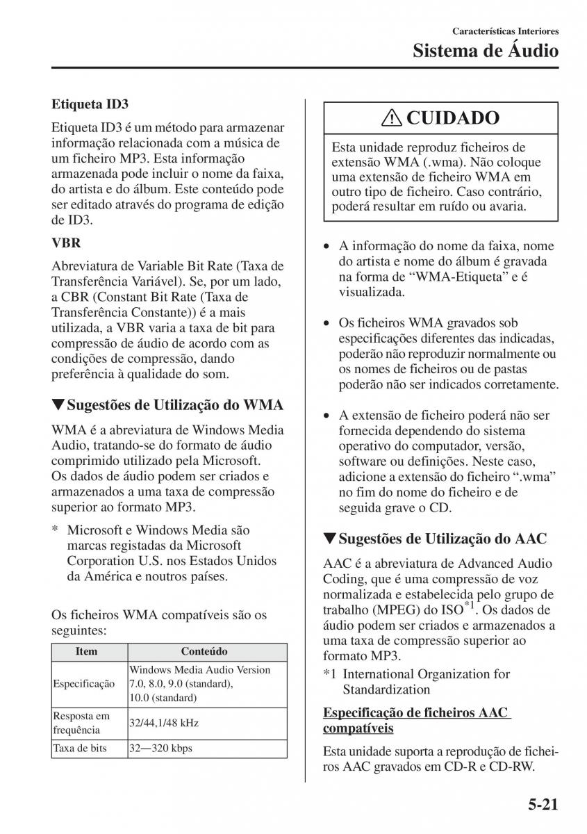 Mazda CX 5 manual del propietario / page 328