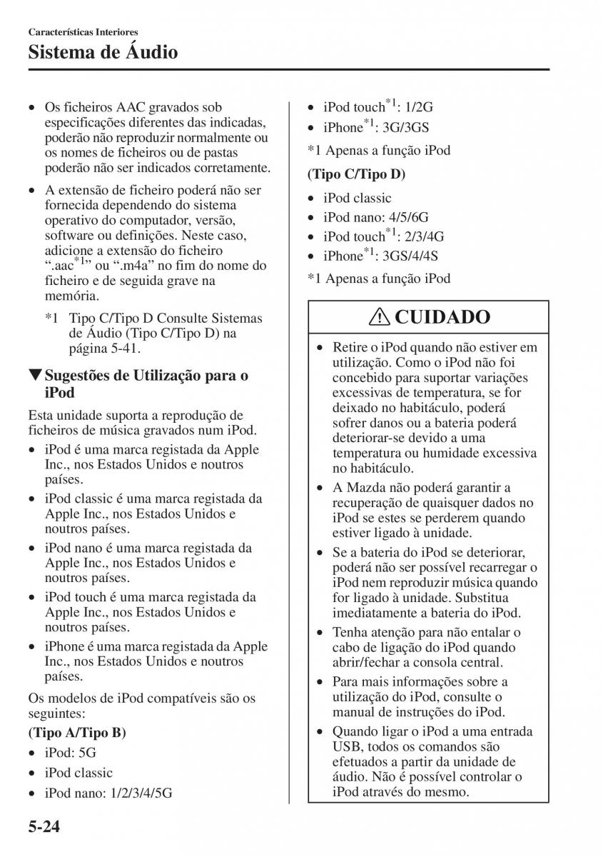 Mazda CX 5 manual del propietario / page 331