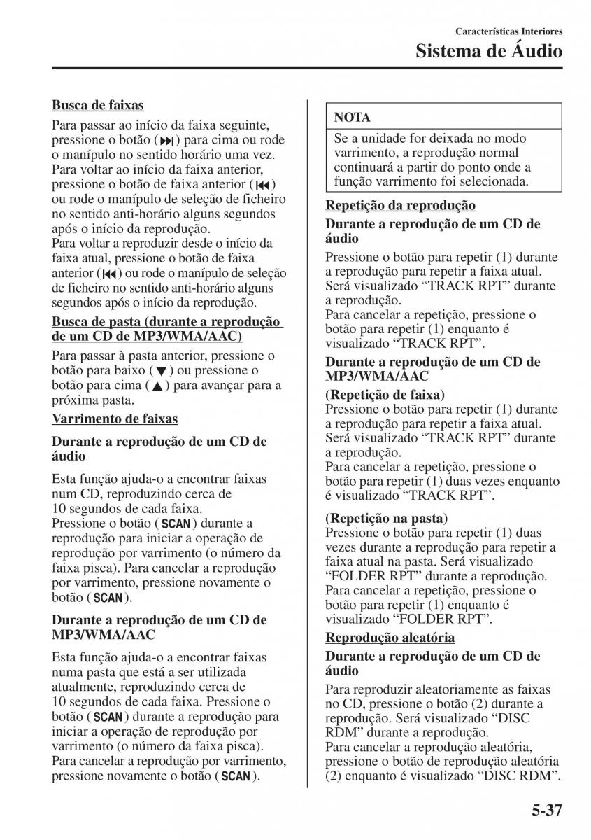 Mazda CX 5 manual del propietario / page 344