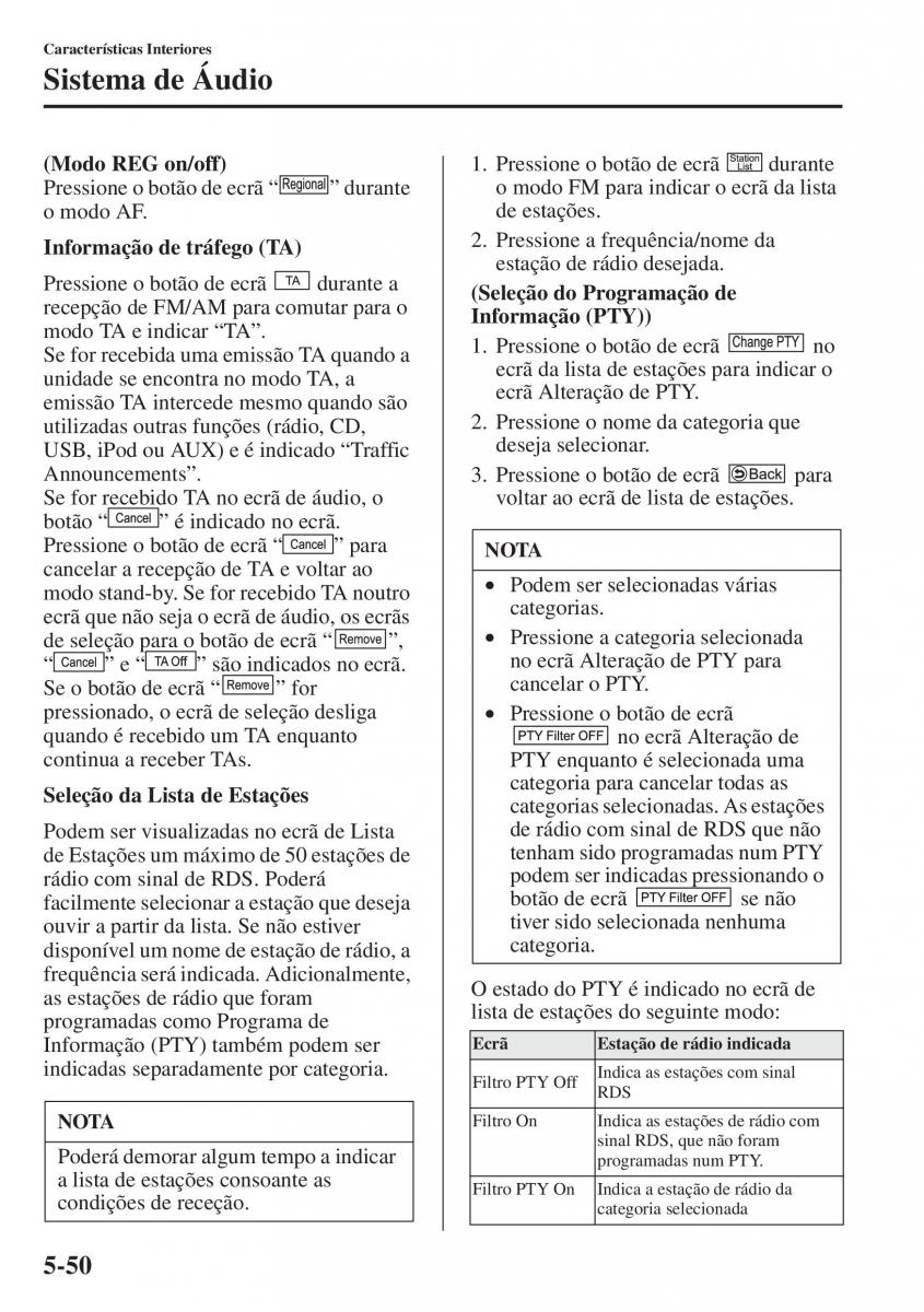 Mazda CX 5 manual del propietario / page 357