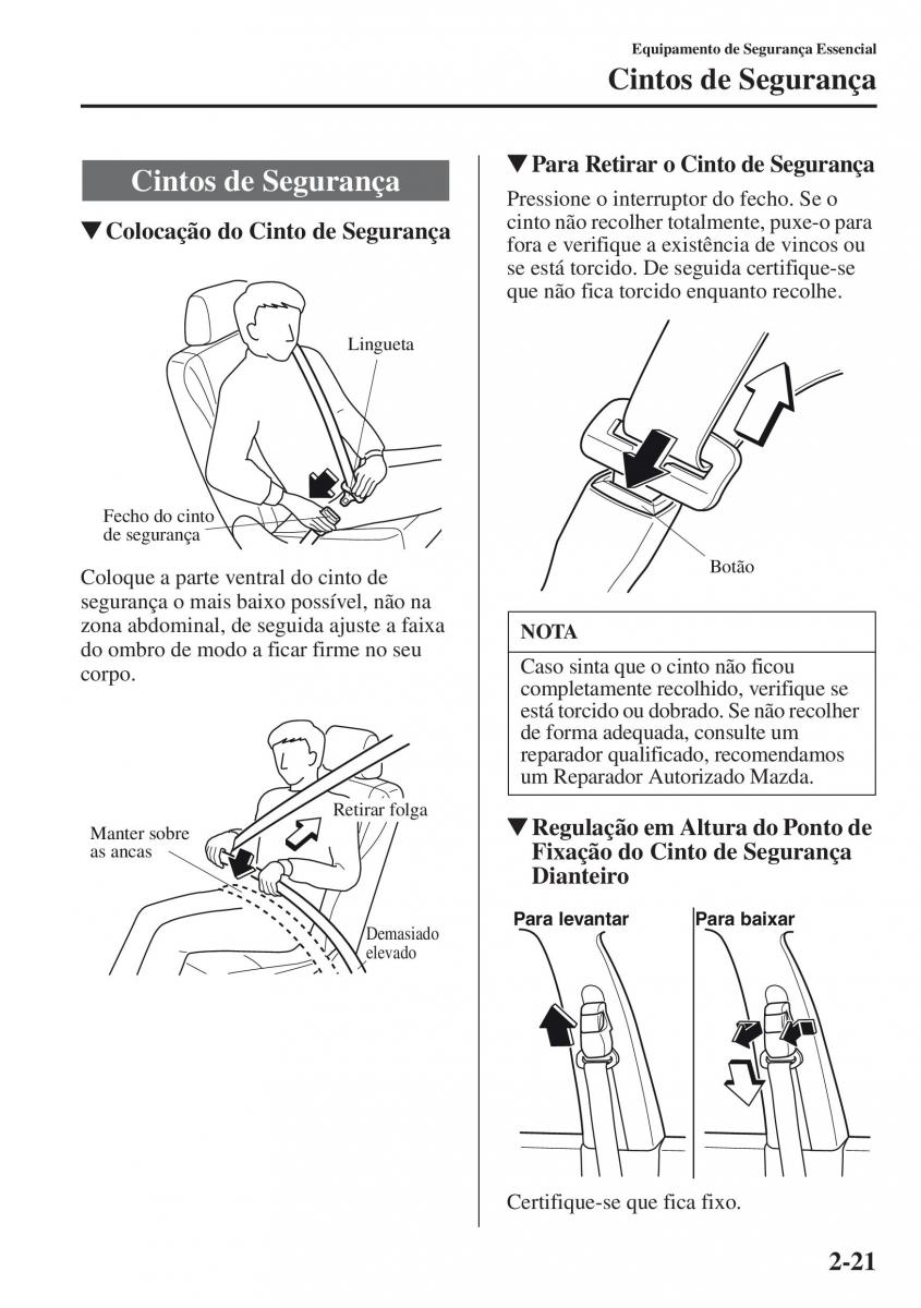 Mazda CX 5 manual del propietario / page 36