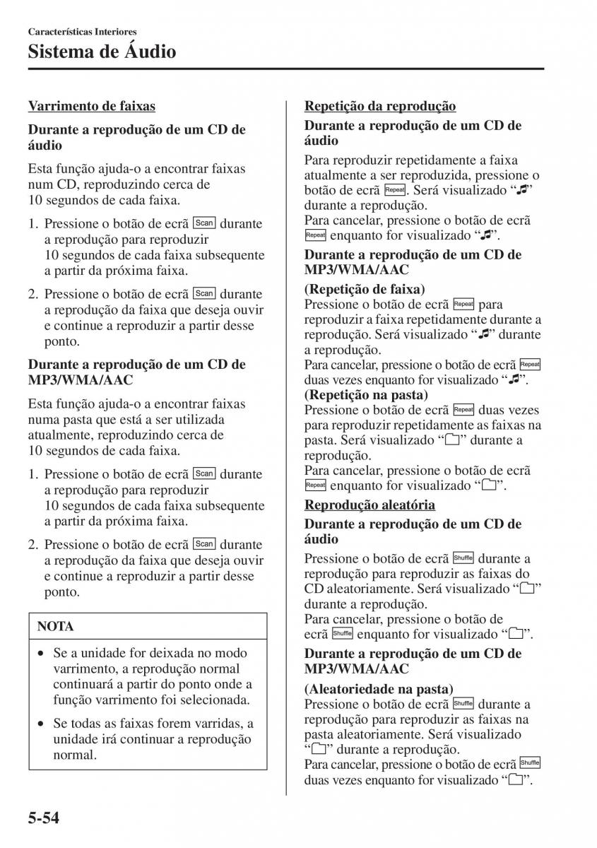 Mazda CX 5 manual del propietario / page 361