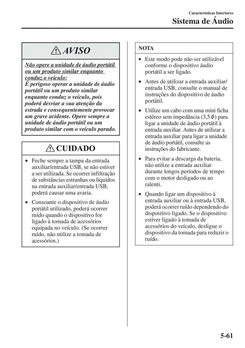 Mazda CX 5 manual del propietario / page 368