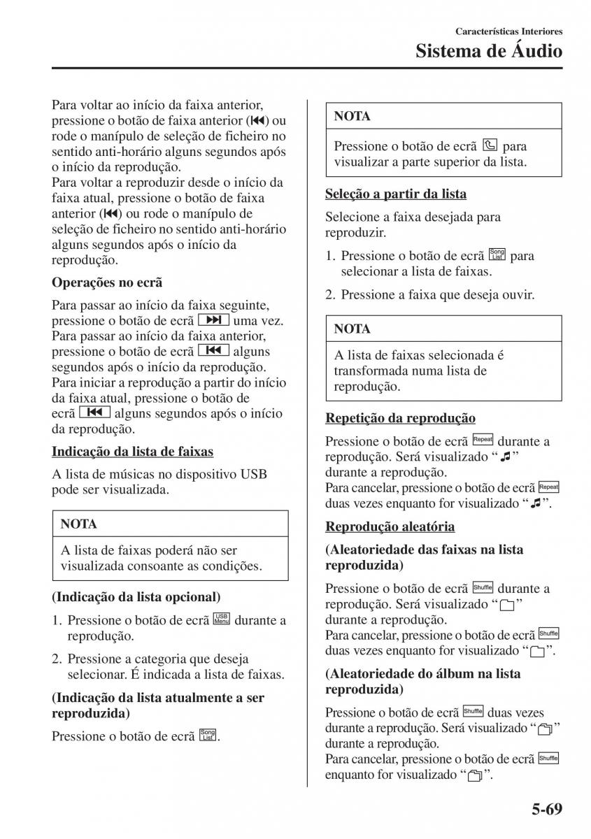 Mazda CX 5 manual del propietario / page 376