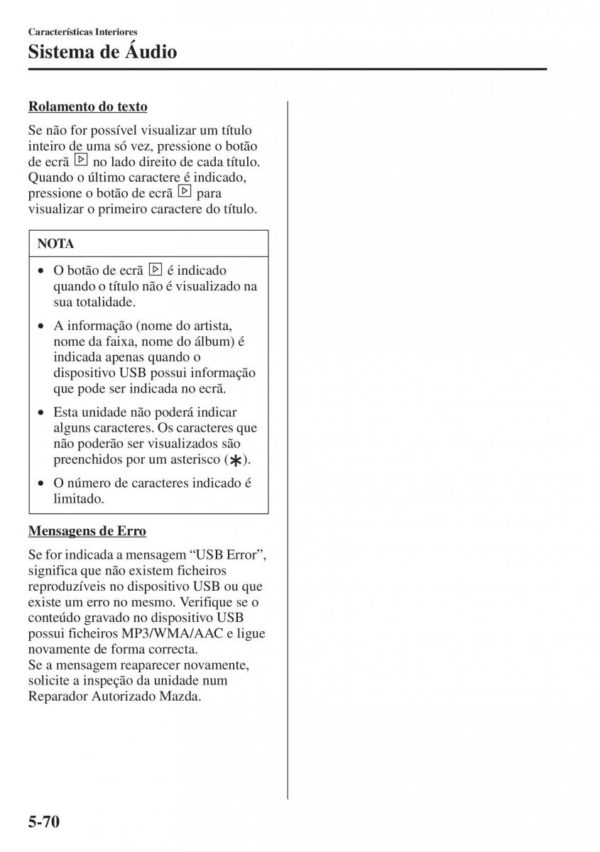 Mazda CX 5 manual del propietario / page 377