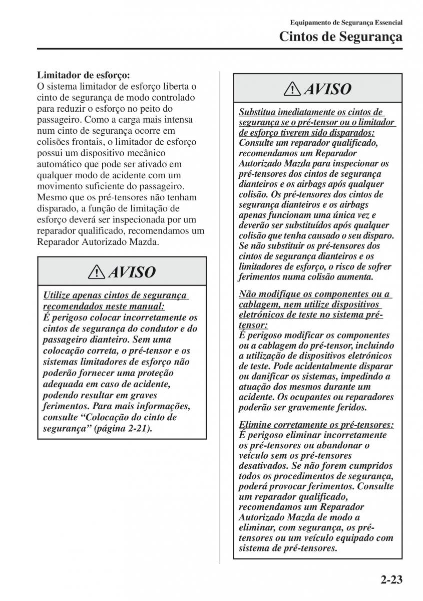 Mazda CX 5 manual del propietario / page 38