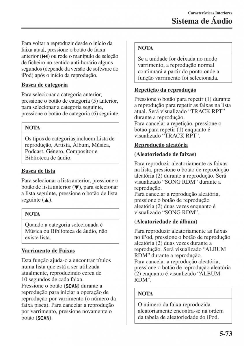 Mazda CX 5 manual del propietario / page 380