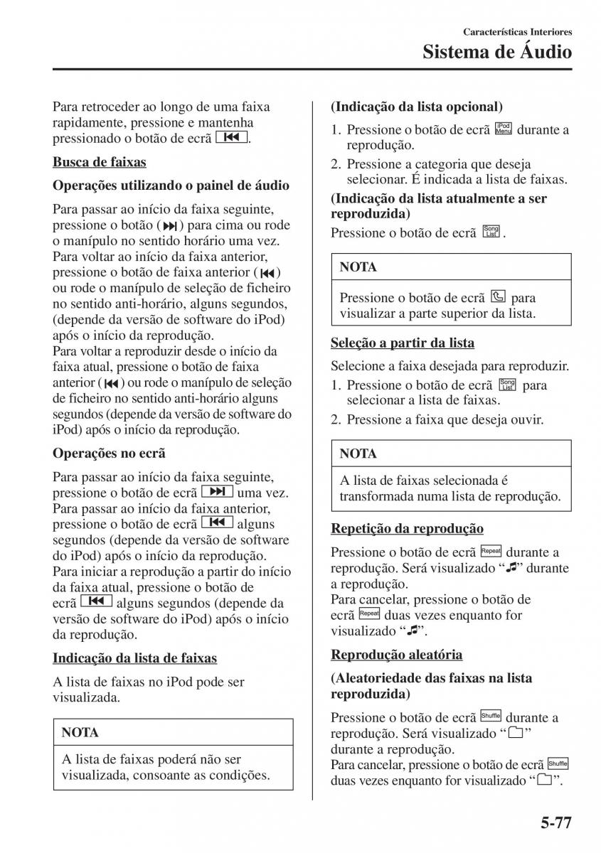 Mazda CX 5 manual del propietario / page 384