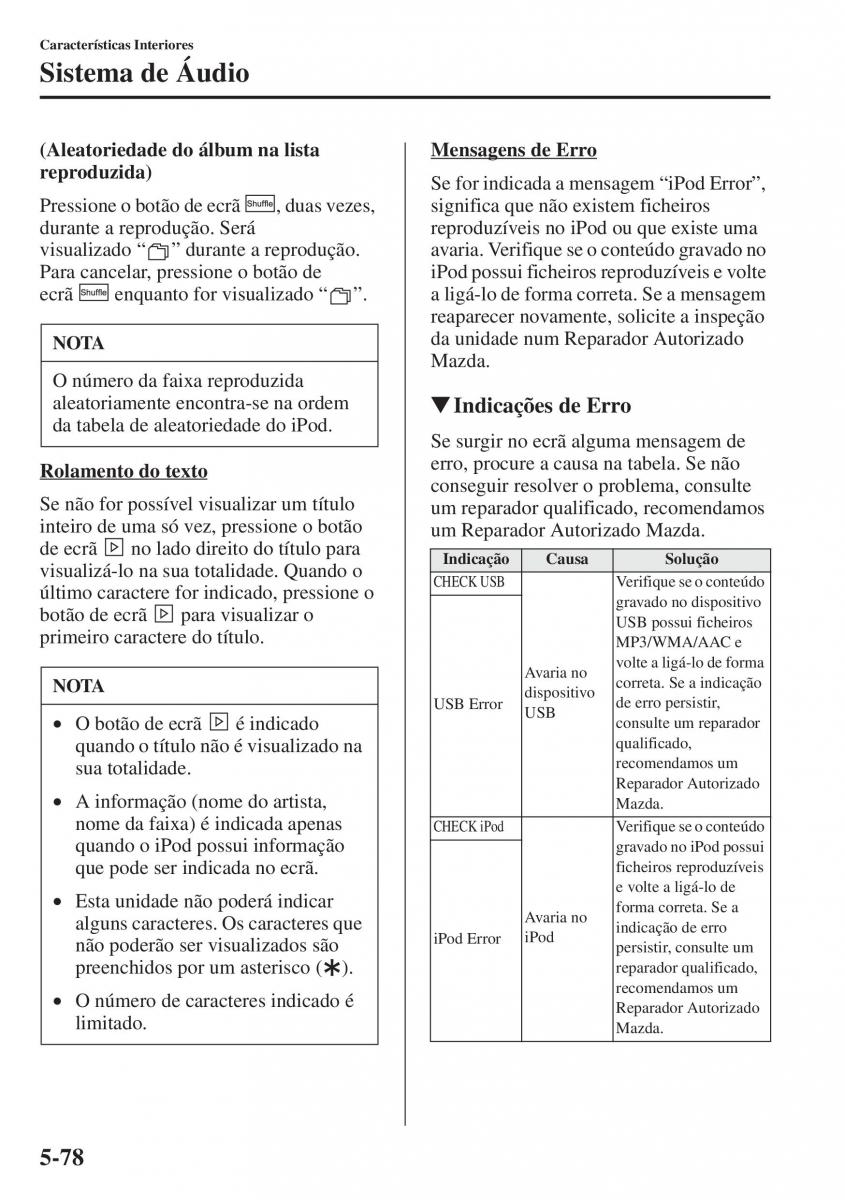 Mazda CX 5 manual del propietario / page 385